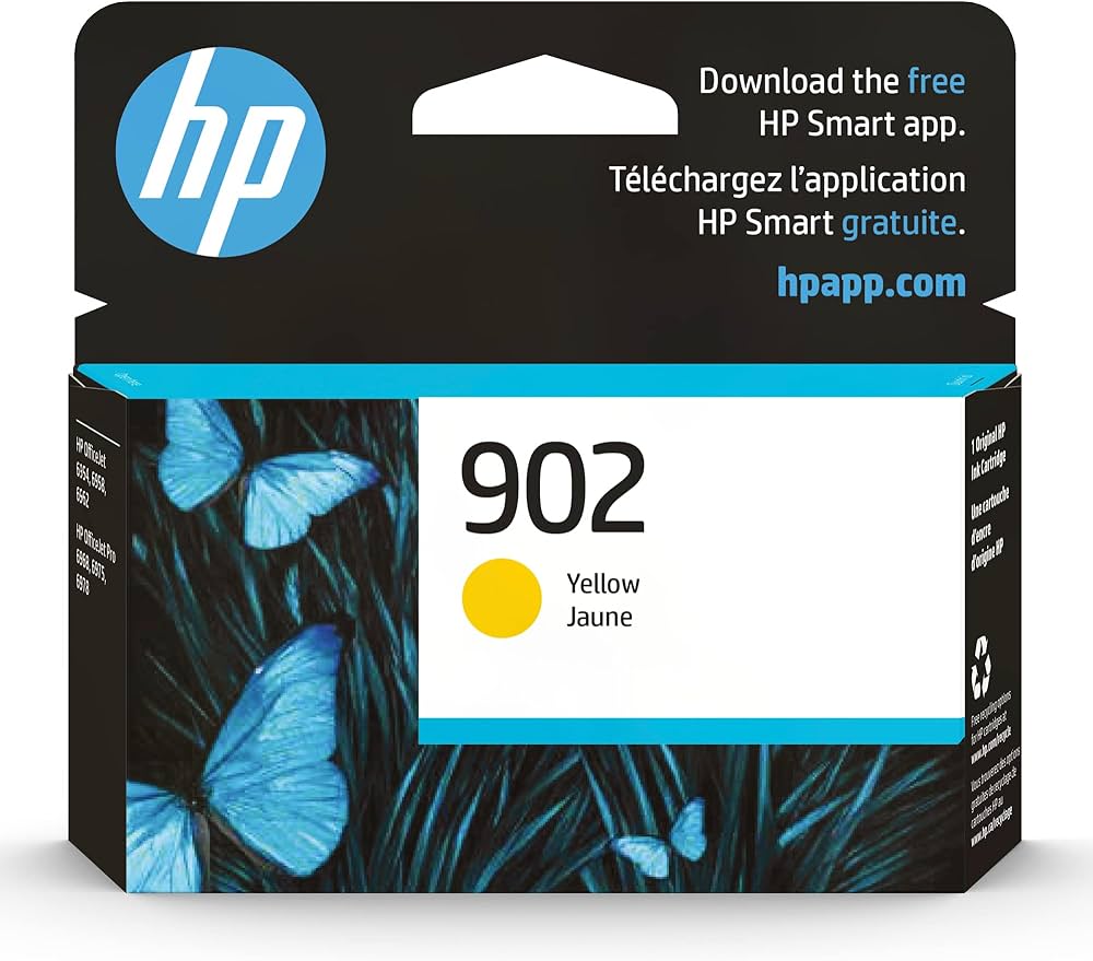 cartucho hp 902 yellow